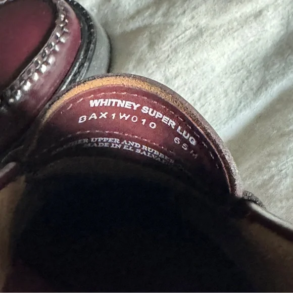 G.H. Bass Chunky Weejuns Loafers 6.5 Burgundy - Picture 9 of 9
